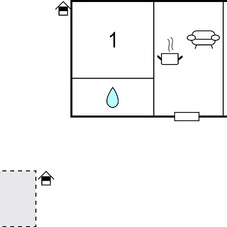 2 Bedroom Cozy In Lejlighed *