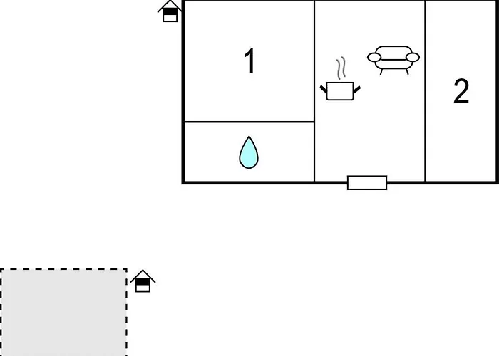 2 Bedroom Cozy In